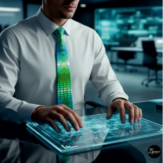 Nukleare Explosion Krawatte