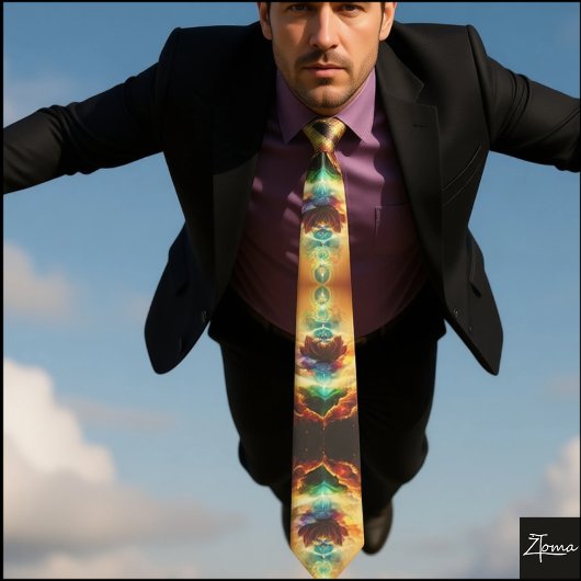 nukleare Explosion Krawatte