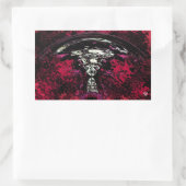 Nukleare Explosion Rechteckiger Aufkleber (Tasche)