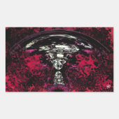 Nukleare Explosion Rechteckiger Aufkleber (Vorderseite)