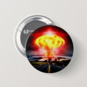 Nukleare Explosionspilzwolkenillustration Button (Vorne & Hinten)