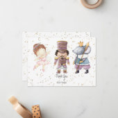 Nukleare Glitzer Nutcracker-Karte Mitteilungskarte (Vorderseite/Rückseite Beispiel)