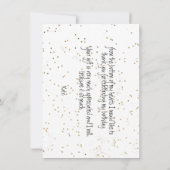 Nukleare Glitzer Nutcracker-Karte Mitteilungskarte (Rückseite)