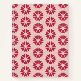 Nukleare Herzen - magentafarbenes - nahtloses Must Notizblock