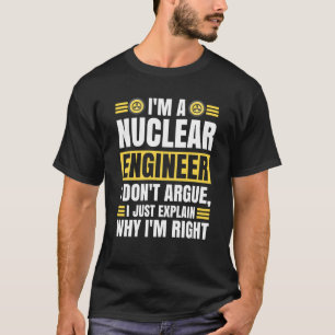Nukleare Ingenieurmedizin nicht nur exponieren T-Shirt