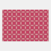 Nukleare Konnektivität - Magenta - nahtloses Muste Geschenkpapier Set (Vorderseite 2)