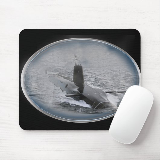 Nukleare Marinesubvention Mousepad (Mit Mouse)