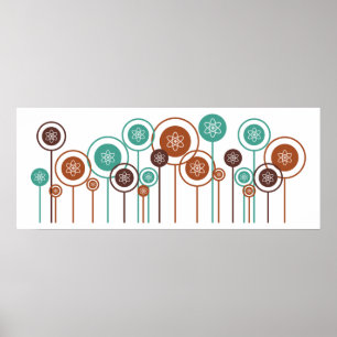 Nukleare Medizin-Gänseblümchen Poster