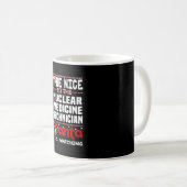 Nukleare Medizin Kaffeetasse (VorderseiteRechts)