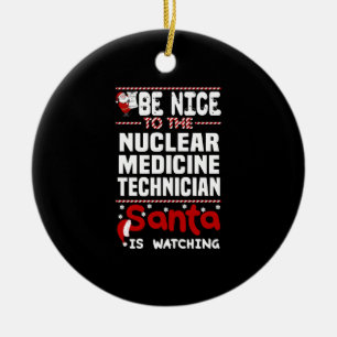 Nukleare Medizin Keramik Ornament
