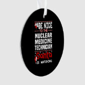 Nukleare Medizin Ornament (Vorderseite)