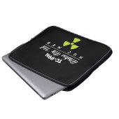 Nukleare Medizin TC-99M macht mich heiß Laptopschutzhülle (Vorne Knopf)