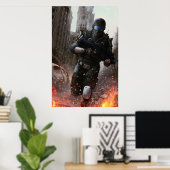 Nukleare Morgendämmerung - CT-Angriff Poster (Heimbüro)