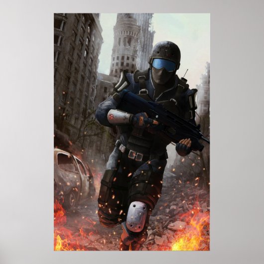 Nukleare Morgendämmerung - CT-Angriff Poster (Vorne)