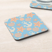 Nukleare Muster Getränkeuntersetzer (Linke Seite)