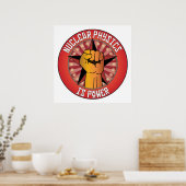 Nukleare Physik ist Power Poster (Küche)
