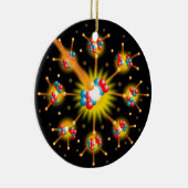 Nukleare Spaltung Keramikornament (Rechts)