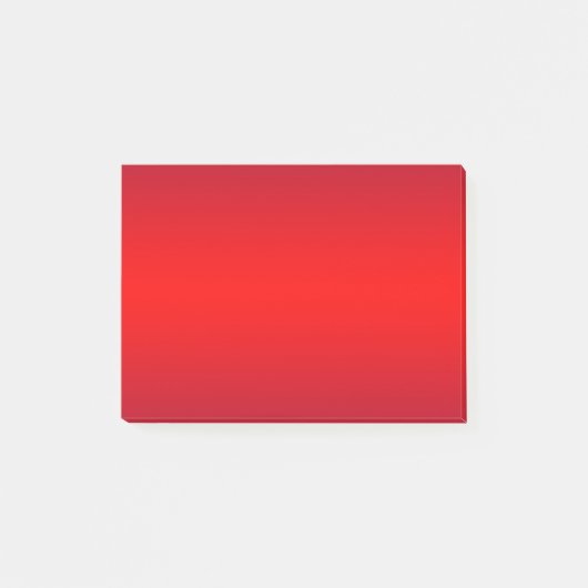 Nukleare Steigungs-roter Trend-Farbhintergrund Post-it Klebezettel (Vorderseite)