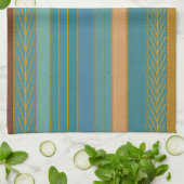 Nukleare Streifen aus dem Mittelalter drucken Geschirrtuch (Gefaltet)