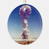 Nukleare Waffen-Test-Operation Kerl-Klimpern 1951 Keramik Ornament (Links)