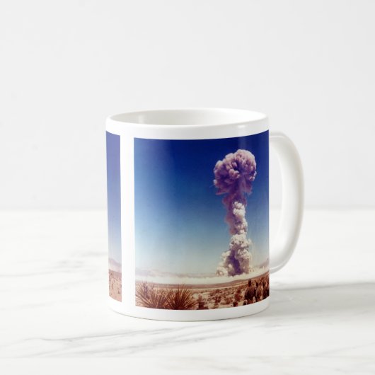 Nukleare Waffenprüfoperation Buster-Jangle 1951 Kaffeetasse (VorderseiteRechts)