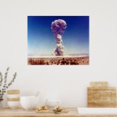 Nukleare Waffenprüfoperation Buster-Jangle 1951 Poster (Küche)