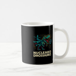 Nuklearer Dinosaurier - Lustiger italienischer Bra Kaffeetasse
