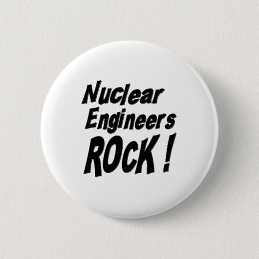 Nuklearer Ingenieur-Felsen! Knopf Button (Vorderseite)