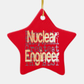 Nuklearer Ingenieur Keramik Ornament (Hinten)