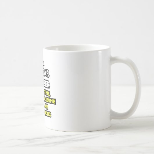 Nuklearer Ingenieur Niemals falsch Kaffeetasse (Rechts)