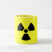 Nuklearer Klee Zweifarbige Tasse (Mittel)