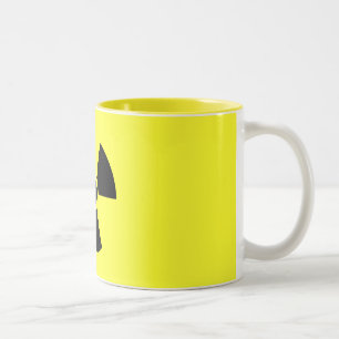 Nuklearer Klee Zweifarbige Tasse