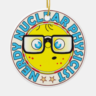 Nuklearer Physiker Nerdy Keramikornament