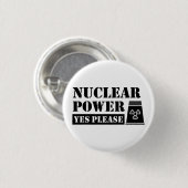 Nuklearer Power Ja Bitte Erklärung Button (Vorne & Hinten)