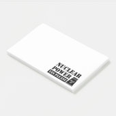 Nuklearer Power Ja Bitte Erklärung Post-it Klebezettel (angewinkelt)