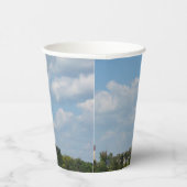 Nuklearer Power Pflanze Kühltürme Pappbecher (Rechts)