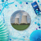 Nuklearer Power Pflanze Kühltürme Pappteller (Party)