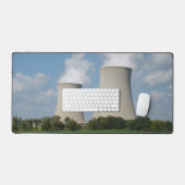 Nuklearer Power Pflanze Kühltürme Schreibtischunterlage (Tastatur & Maus)