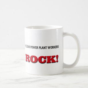 Nuklearer Power-Pflanzen-Arbeitskraft-Felsen Kaffeetasse