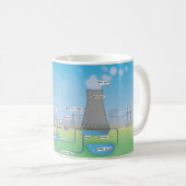 nuklearer Reaktor Kaffeetasse (VorderseiteRechts)