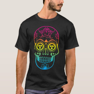 Nuklearer Regenbogentag des Zuckerschädels 1 T-Shirt
