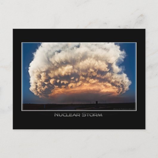 Nuklearer Sturm Postkarte (Vorderseite)