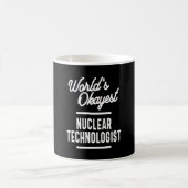 Nuklearer Technologe Jobtitel Kaffeetasse (Mittel)