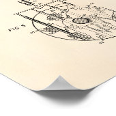 Nuklearer Wasserstrahl-Motor 1959 Art Old Peper Poster (Ecke)