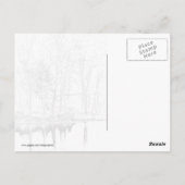 Nuklearer Winter Postkarte (Rückseite)