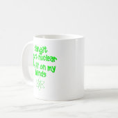 Nukleares Material auf Händen Kaffeetasse (Vorderseite Links)