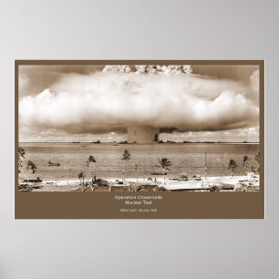 Nukleares Prüfplakat Poster