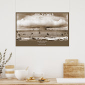 Nukleares Prüfplakat Poster (Küche)