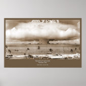 Nukleares Prüfplakat Poster (Vorne)