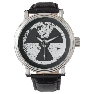 Nukleares radioaktives Zeichen Armbanduhr